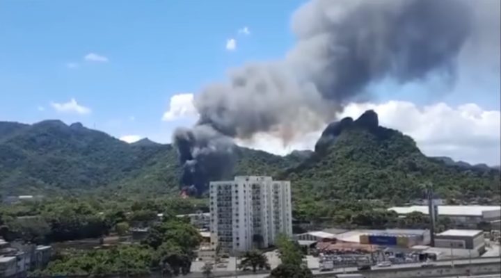 Incêndio atinge Estúdios da Globo no Rio de Janeiro