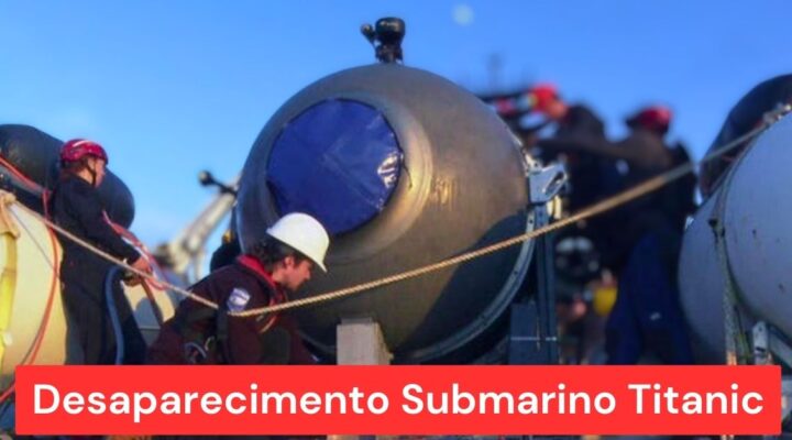 Desaparecimento Misterioso: Submarino Turístico do Titanic Perdido no Atlântico