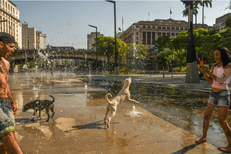 onda de calor em São Paulo