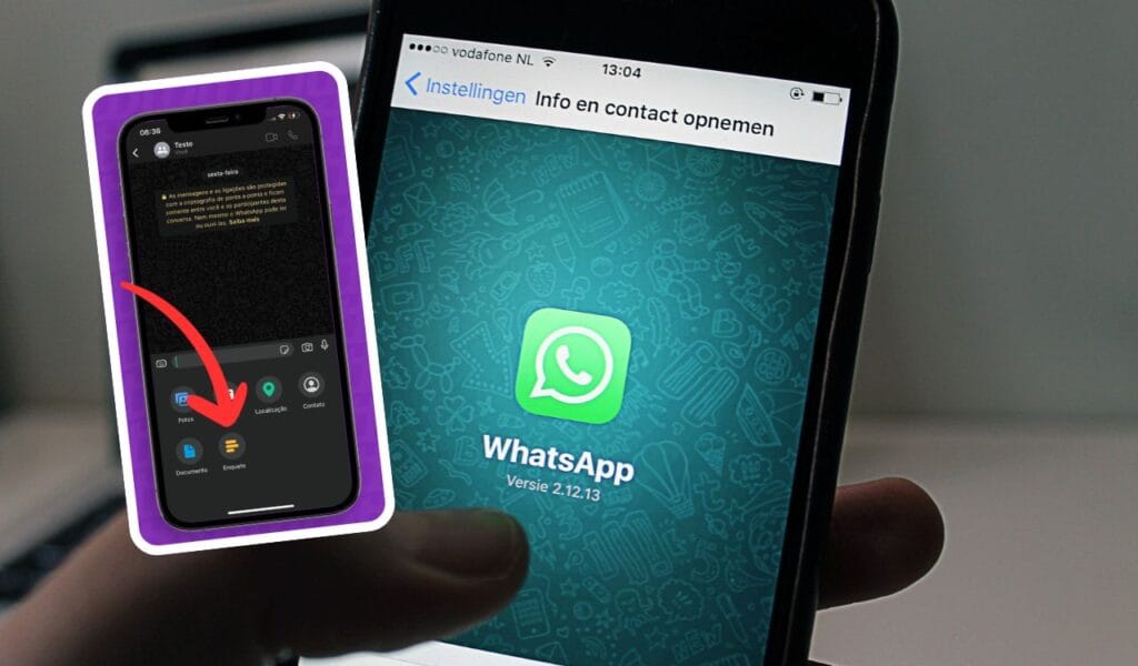 como criar enquete no whatsapp business