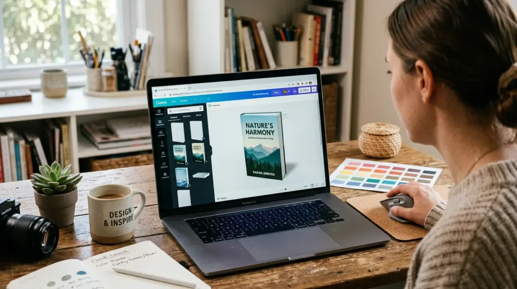 Como Fazer Capa de Ebook 3D no Canva